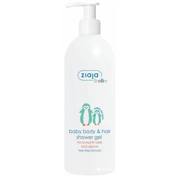 Baby Body & Hair Shower Gel - Umývací gél na telo a vlasy pre deti Tučniak